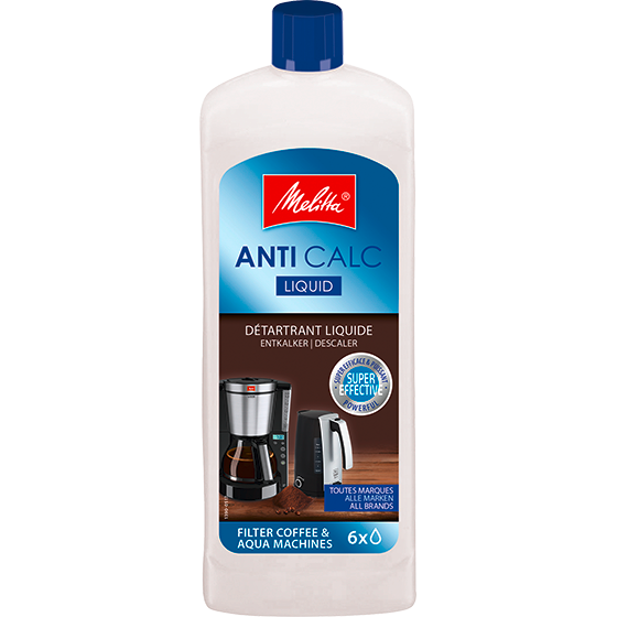 Anti Calc Flüssigentkalker für Filterkaffeemaschinen und Wasserkocher